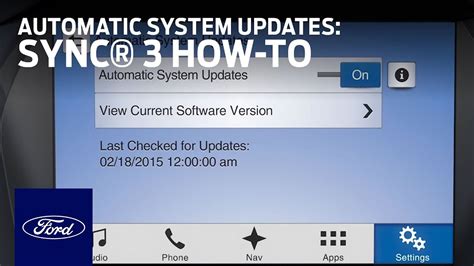 Ford sync software